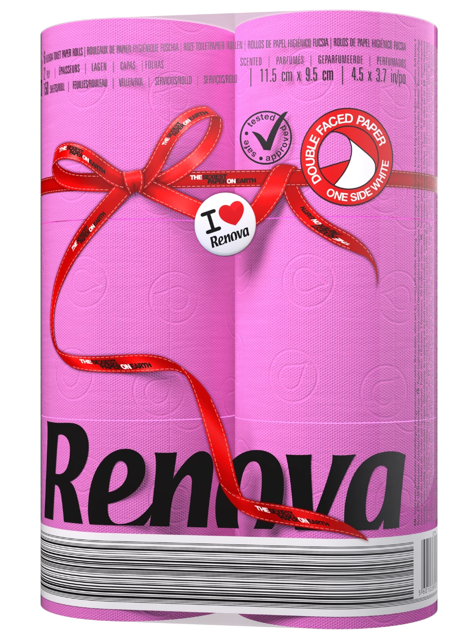Papel higienico Renova Fucsia x 6