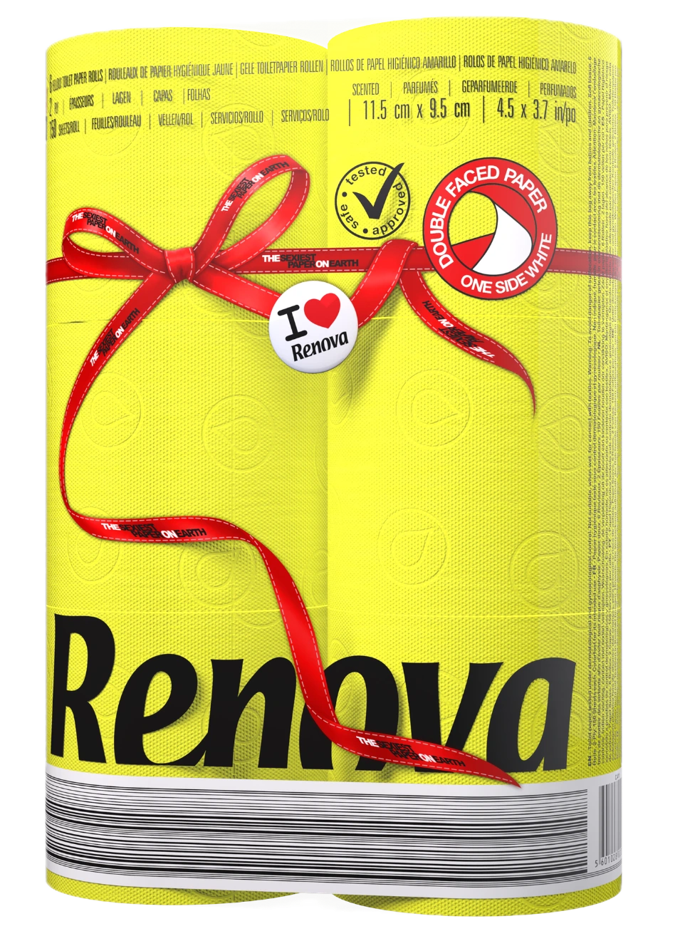 Papel higienico Renova amarillo x 6