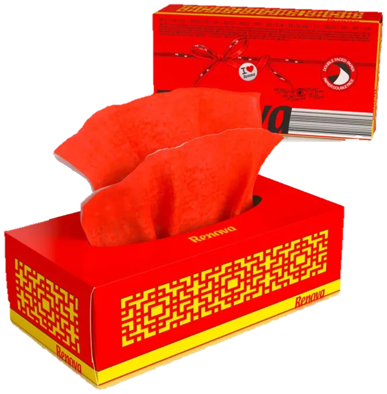Pañuelos Faciales Red Label - 80 pañuelos - Rojo