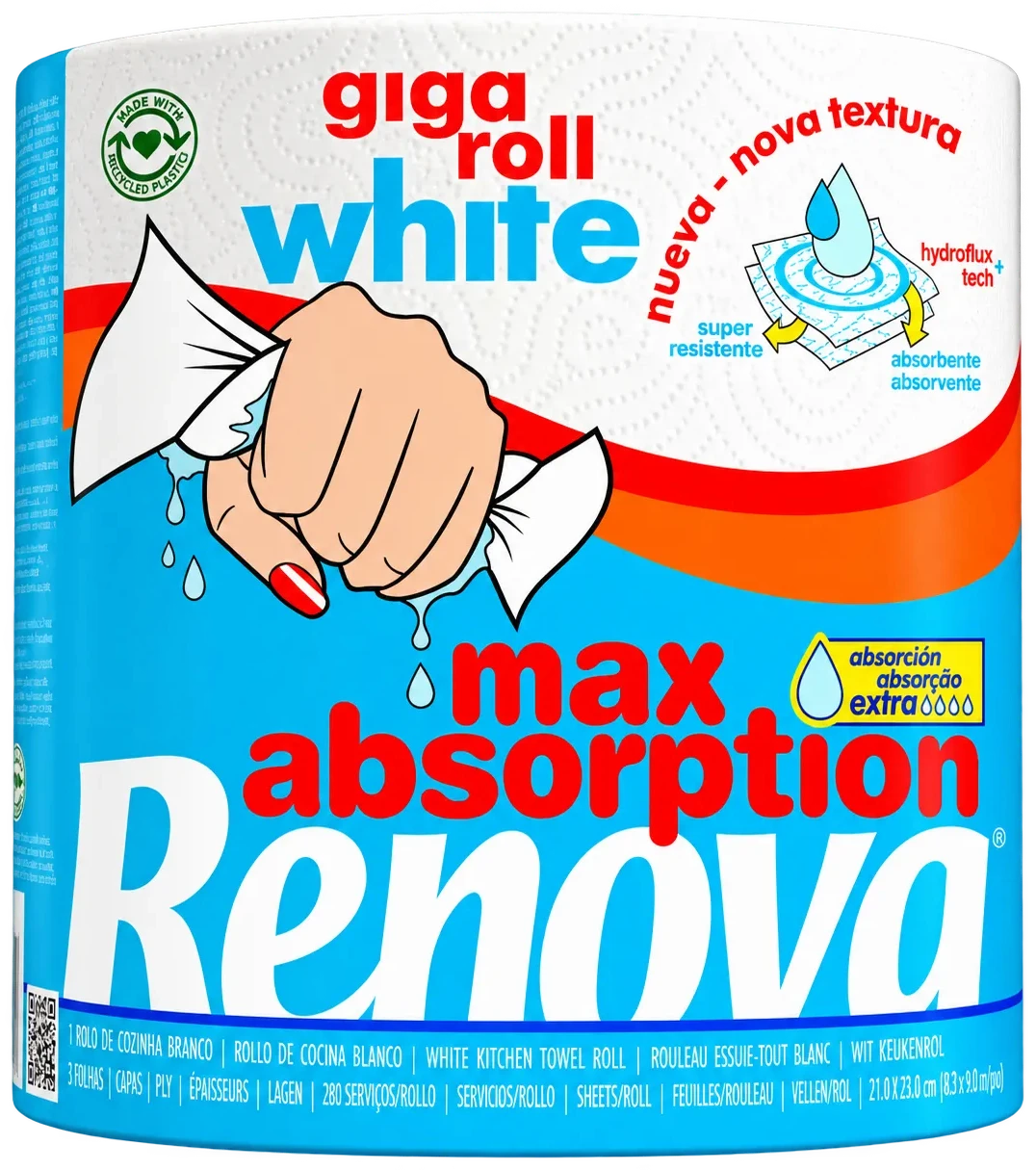 Rollo de Cocina Gigaroll - Doble capa - 1 rollo