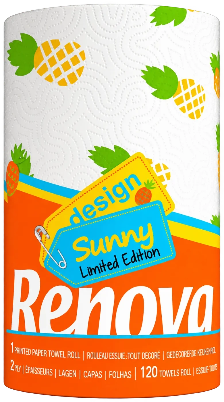 Rollo de Cocina DESIGN SUNNY XXL - Doble capa - 1R