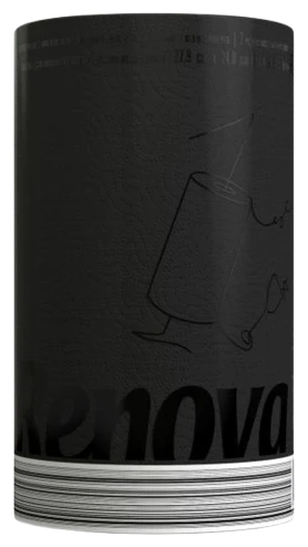 Rollo de Cocina Negro Renova - Black Label - Doble capa