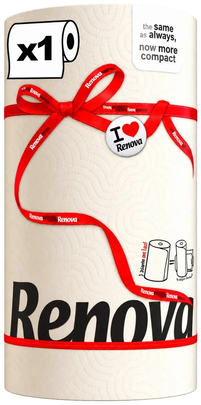 Rollo de Cocina Red Label - Doble Capa - PEACH CREAM