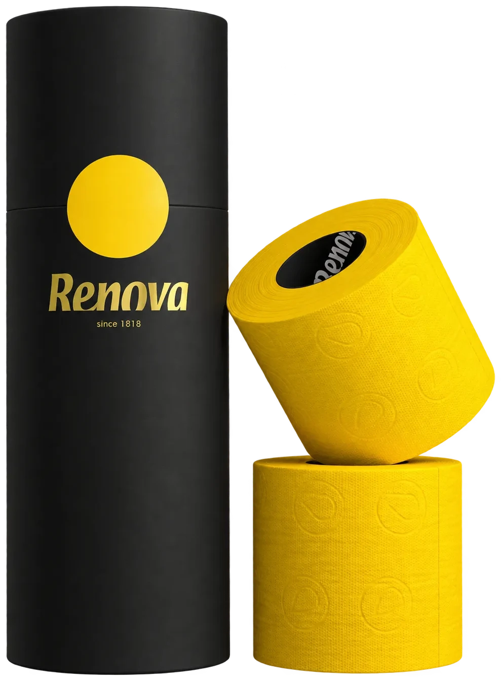 Papel higiénico Black Label - Pack Regalo - Triple capa - 3 rollos Amarillo