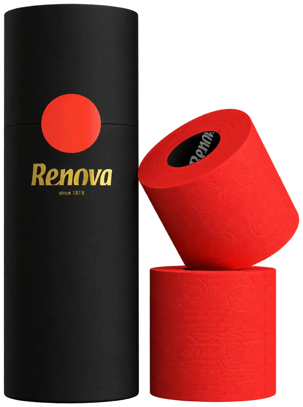 Papel higiénico Black Label - Pack Regalo - Triple capa - 3 rollos Rojo