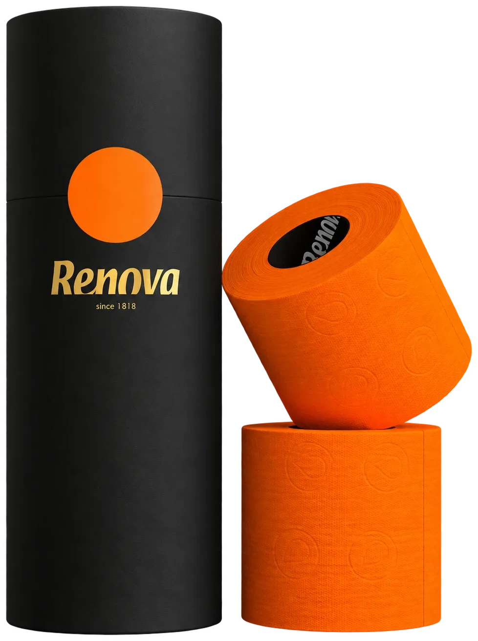 Papel higiénico Black Label - Pack Regalo - Triple capa - 3 rollos Naranja