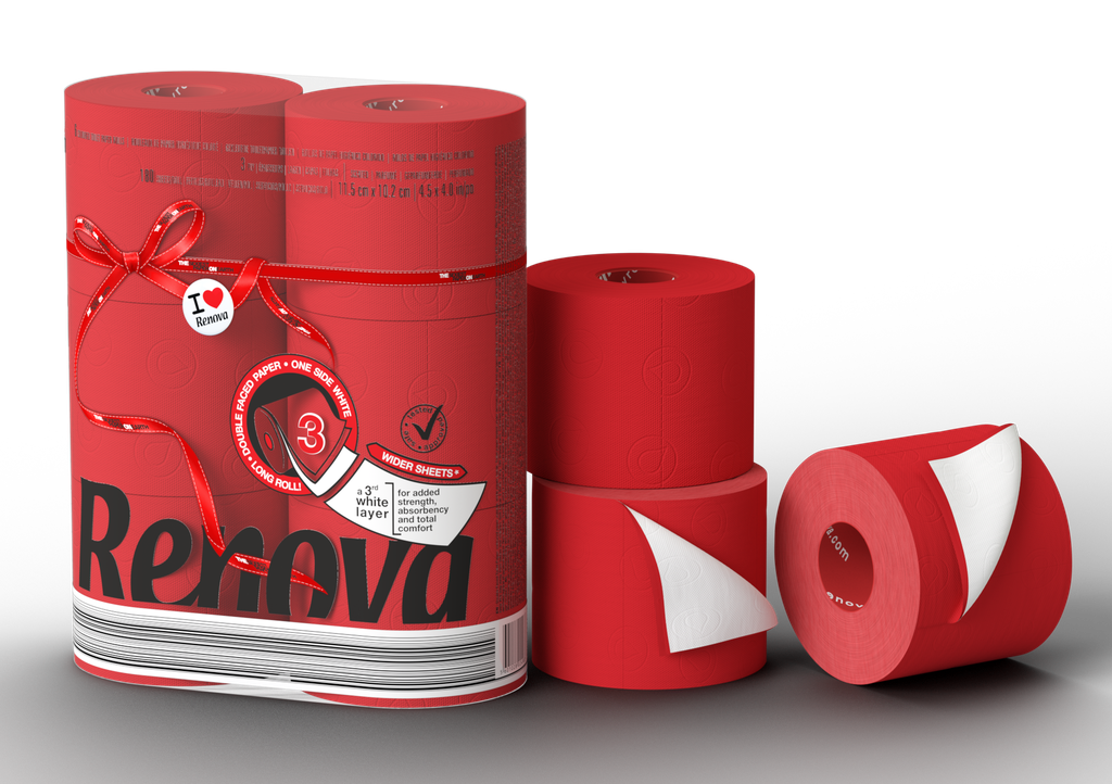 Papel Higiénico Red Label Maxi - Doble Hoja - 6R