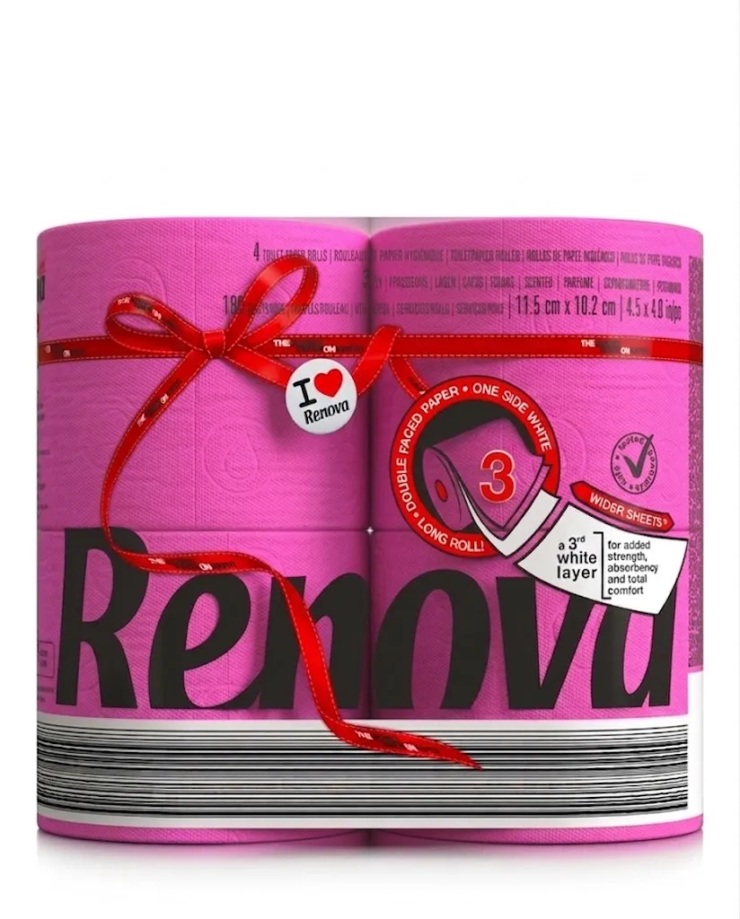 Papel higiénico Red Label Maxi - Triple Hoja - 4 rollos