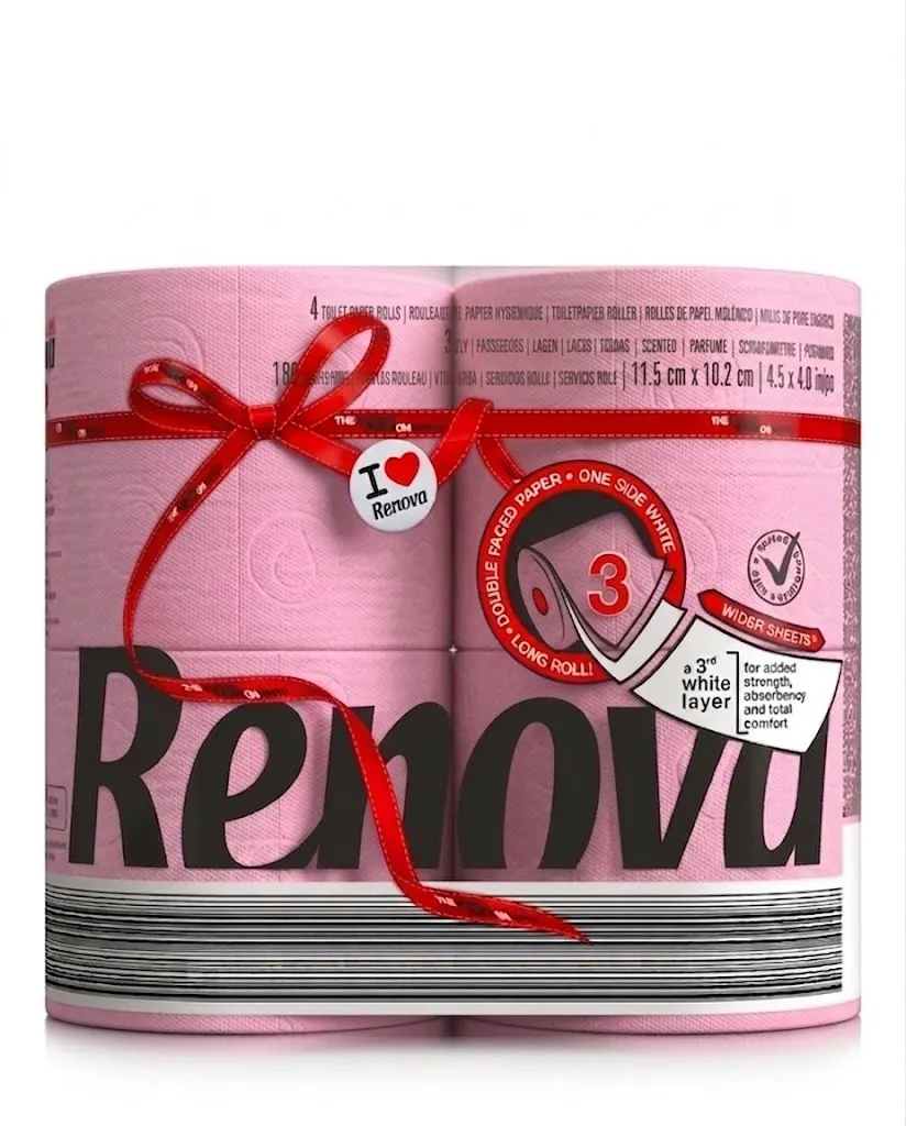Papel higiénico Red Label Maxi - Triple Hoja - 4 rollos