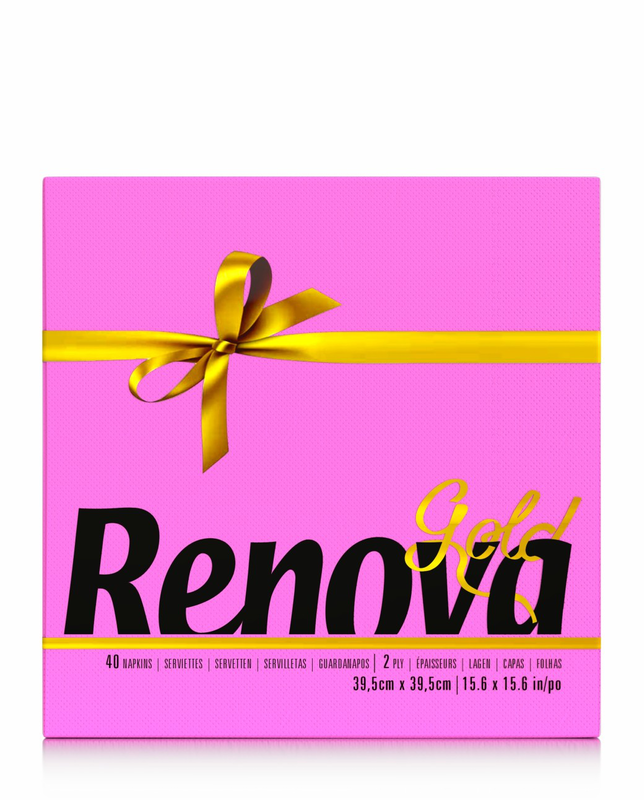 Servilletas GOLD - Pack de 40 unidades