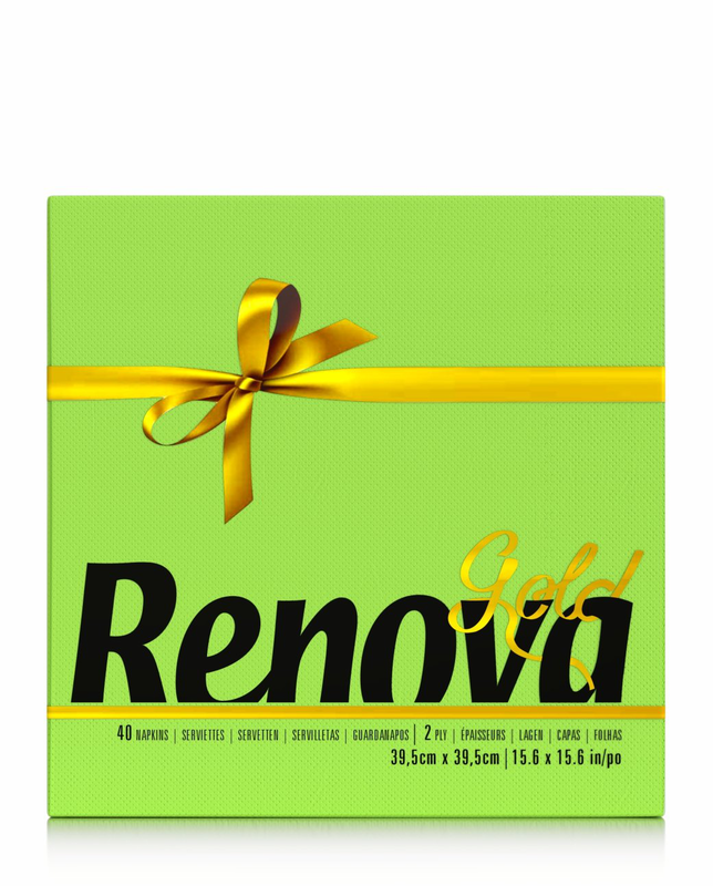 Servilletas GOLD - Pack de 40 unidades