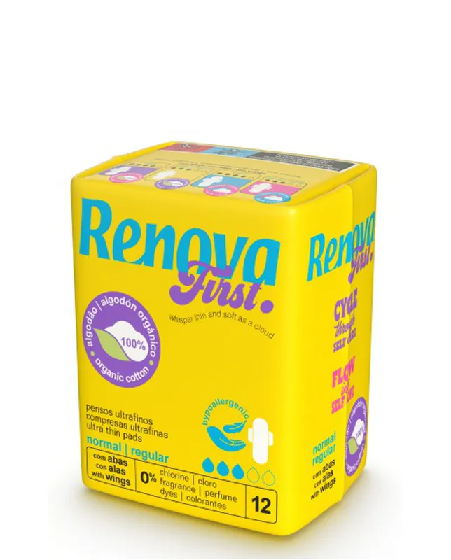 [200106864] Toallitas Renova FIRST - 100% Algodón NORMAL