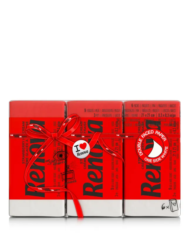 [200067007] Pañuelos de bolsillo RED LABEL - Perfumados (Frutilla)