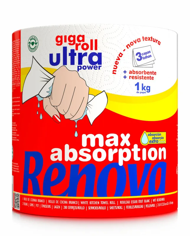[200097805] Rollo de Cocina Gigaroll Ultra Power - Triple capa - 1 rollo
