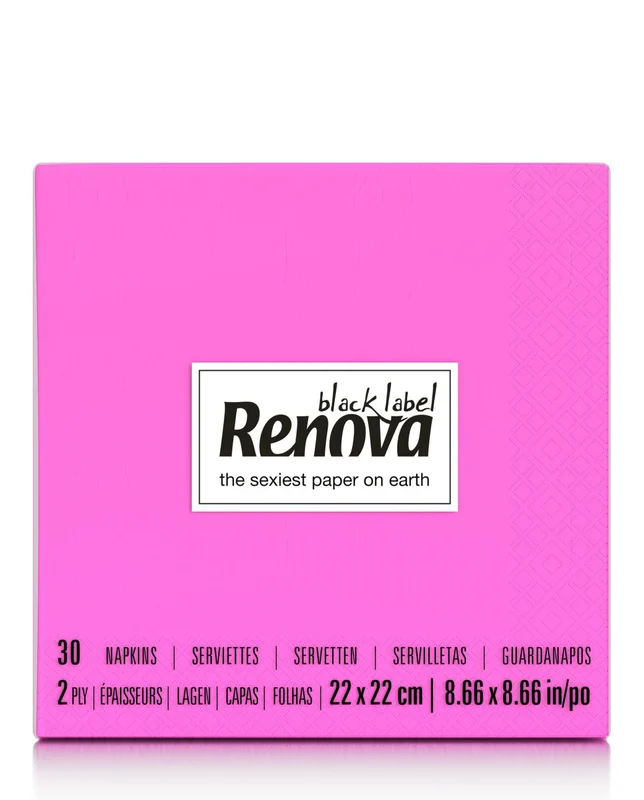 Servilletas Cocktail Black Label - Doble capa - 30 unidades