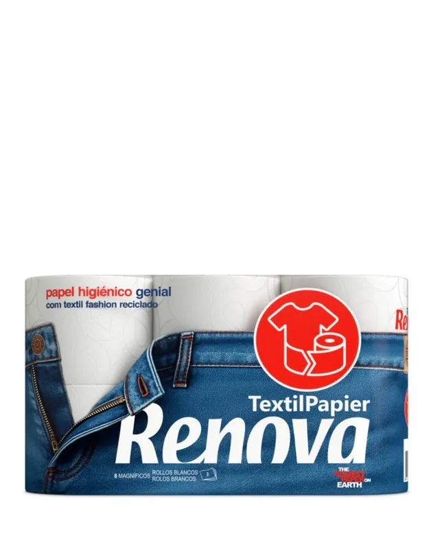 [200109095] Papel Higiénico Textil Papier - Cuádruple capa - 6R