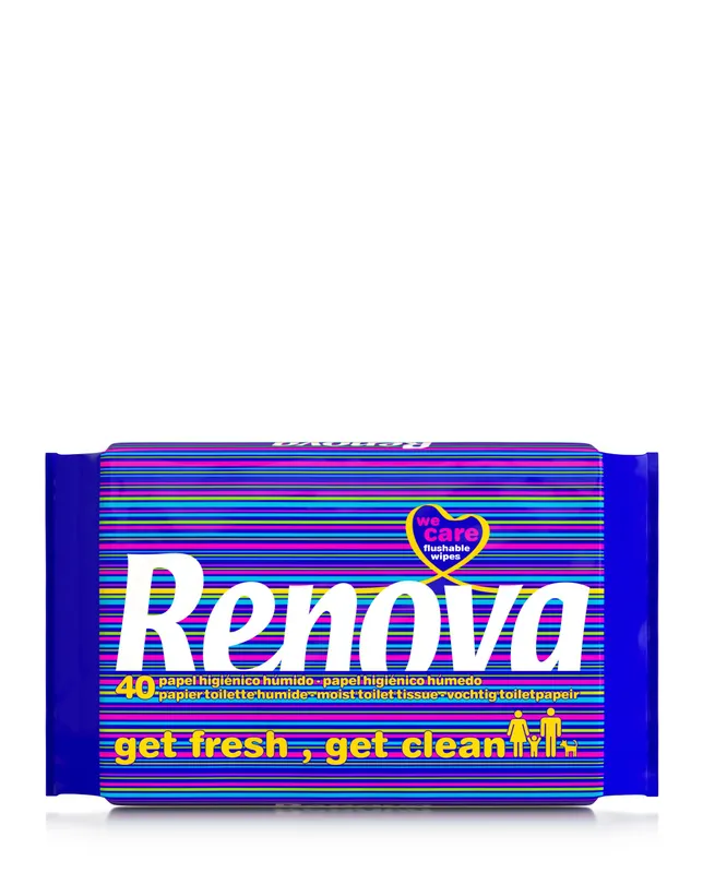 [200089219] Papel Higiénico Húmedo Renova - Travel Pack - 40 toallitas