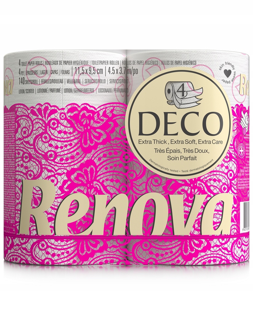 [200050269] Papel Higiénico Decorado y perfumado - Cuádruple capa - 4R