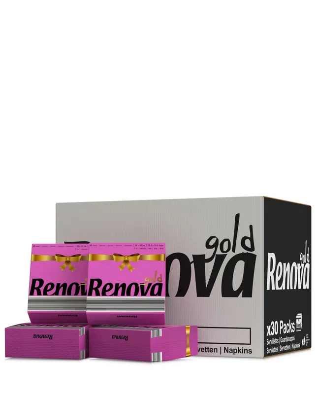 Servilletas GOLD - Doble capa - 30 Paquetes