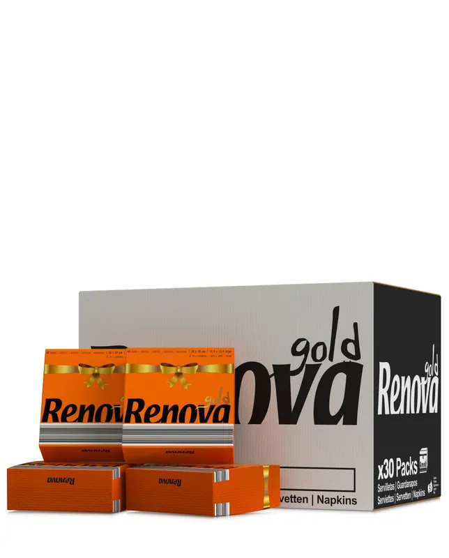Servilletas GOLD - Doble capa - 30 Paquetes