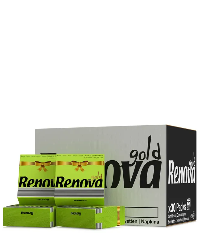 Servilletas GOLD - Doble capa - 30 Paquetes