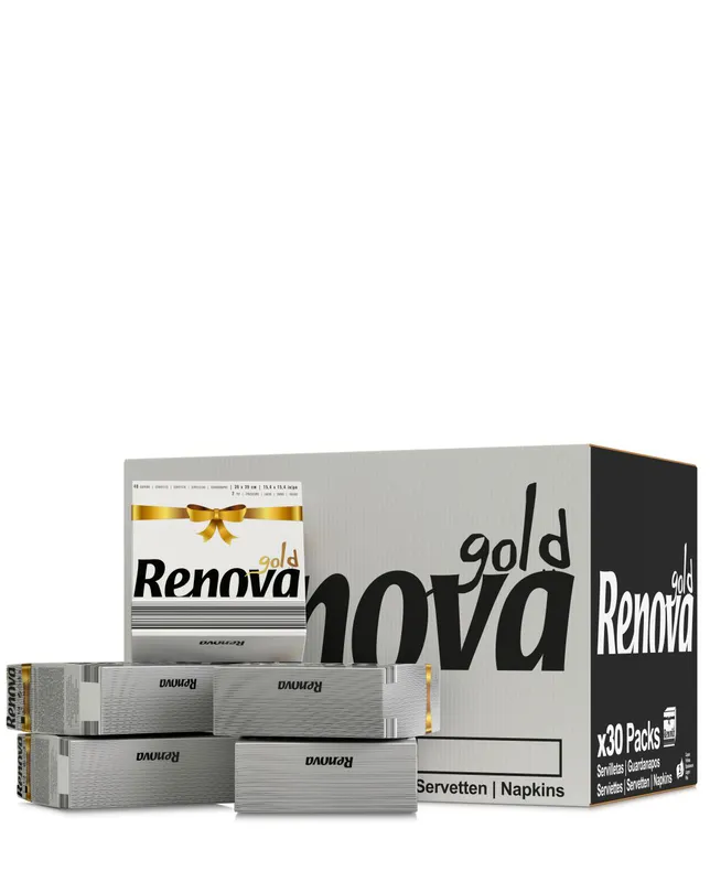Servilletas GOLD - Doble capa - 30 Paquetes