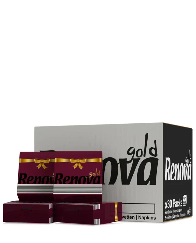 Servilletas GOLD - Doble capa - 30 Paquetes