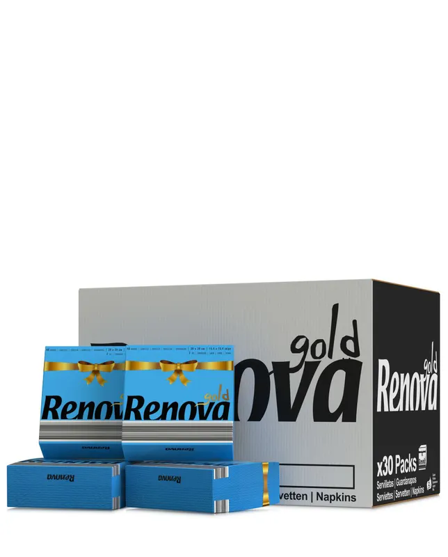 Servilletas GOLD - Doble capa - 30 Paquetes