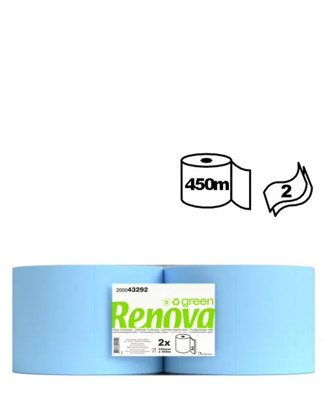 [5601028011112] Rollos Multiusos RenovaGreen - Doble capa - AZULES