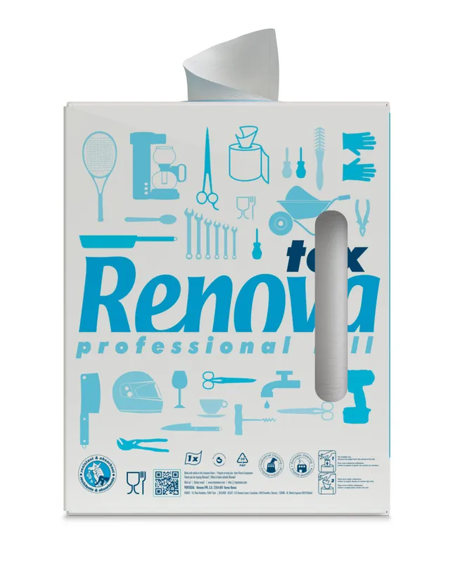 Renova TEX 120M - 1 Capa - Blanco