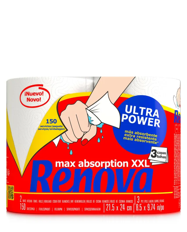 [200094776] Rollo de Cocina - Máxima absorción Ultra Power XXL - 2R