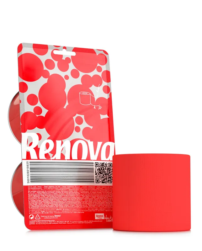 Papel higiénico Black Label - Triple hoja - Pack de 2 rollos