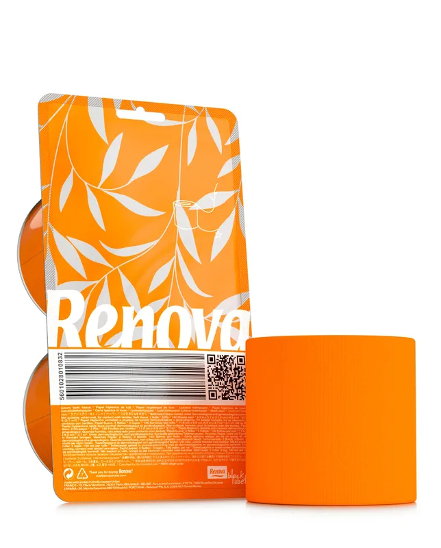 Papel higiénico Black Label - Triple hoja - Pack de 2 rollos