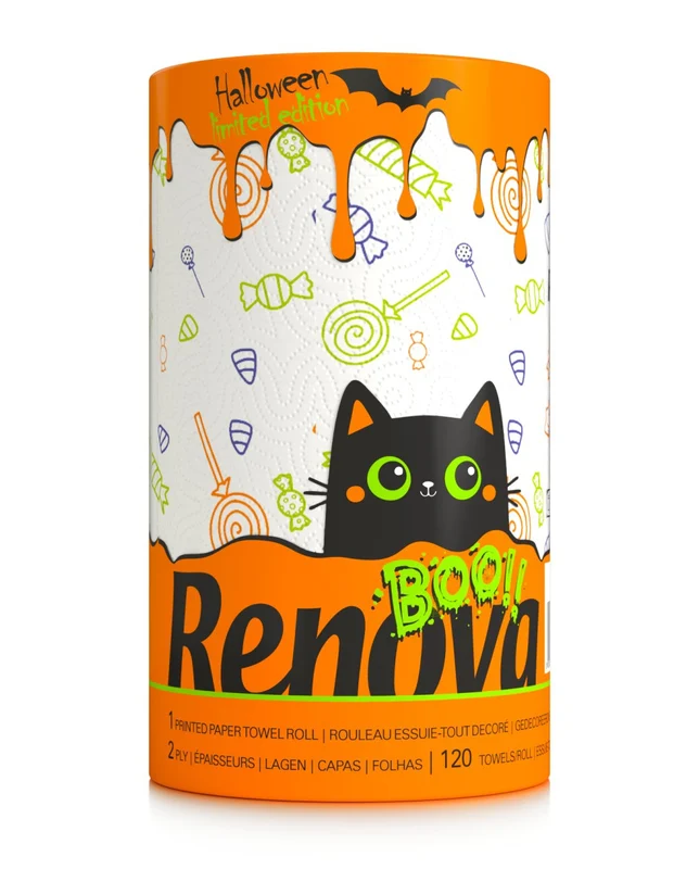 [200095404] Rollo de Cocina DESIGN HALLOWEEN XXL - Doble capa - 1R