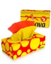 Pañuelos Faciales Red Label - 80 pañuelos - Rojo y Amarillo