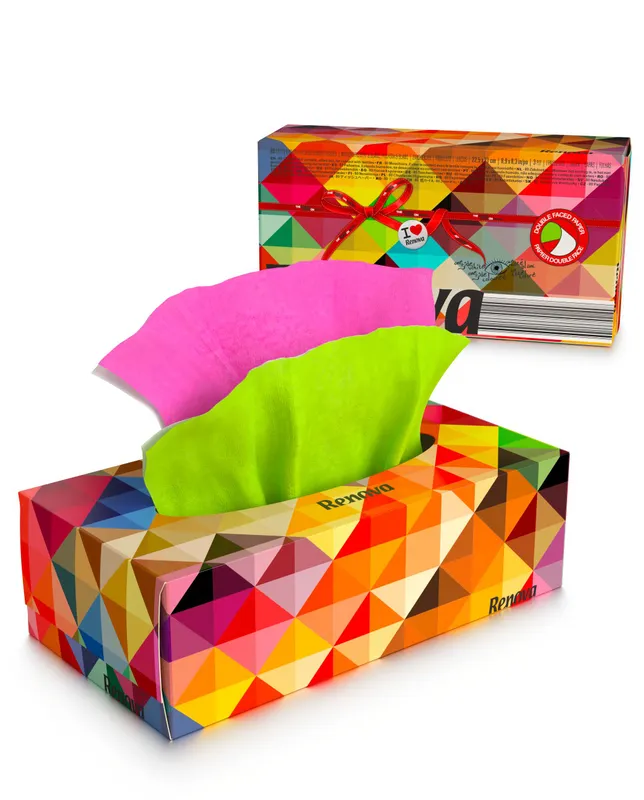 Pañuelos Faciales Red Label - 80 pañuelos - MULTICOLOR